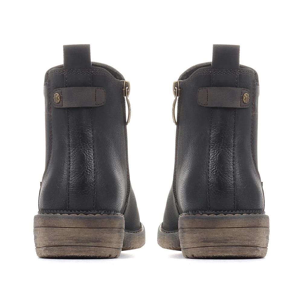 Chunky Chelsea Boots - CENTR36041 / 322 464 - Black - Image 3