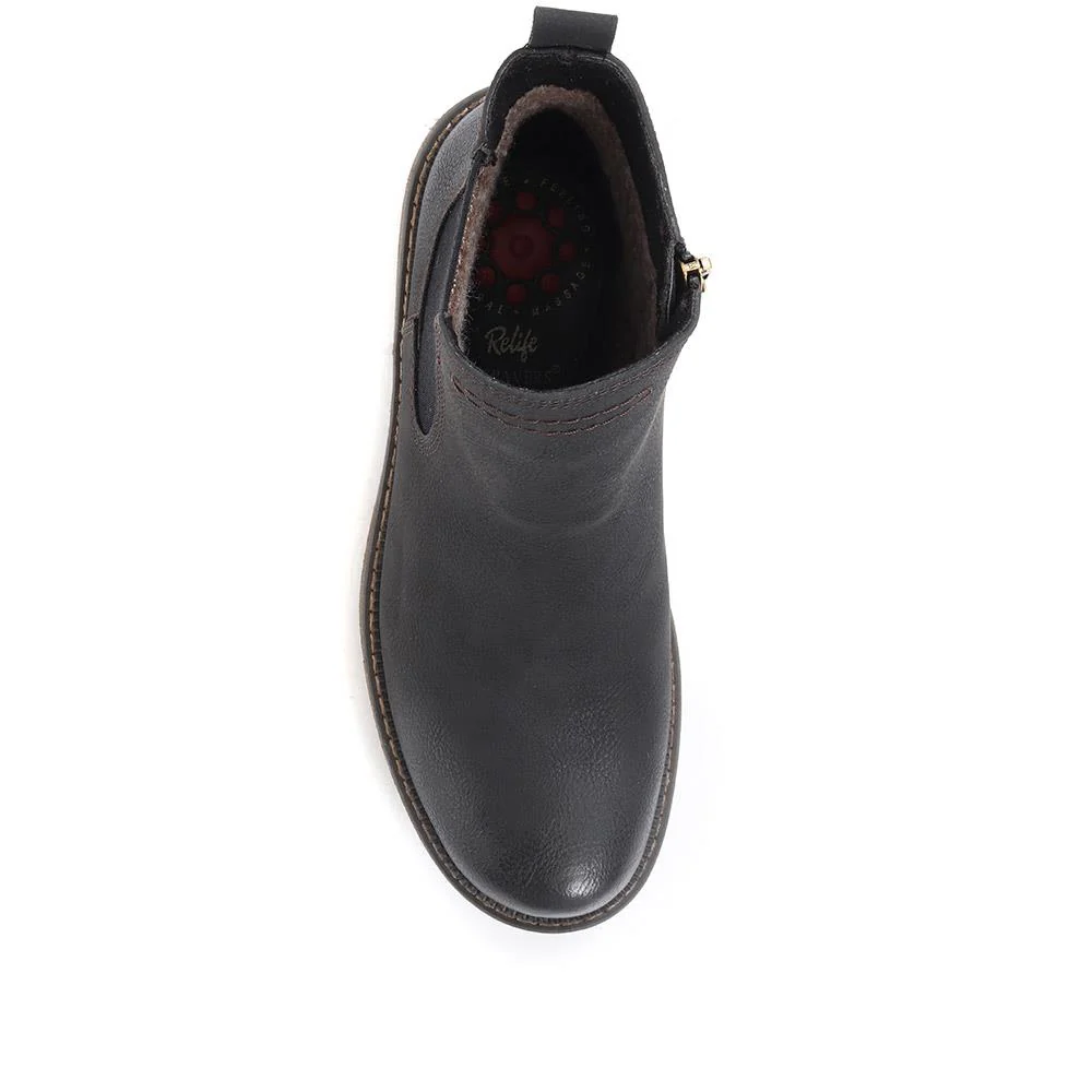 Chunky Chelsea Boots - CENTR36041 / 322 464 - Black - Image 4