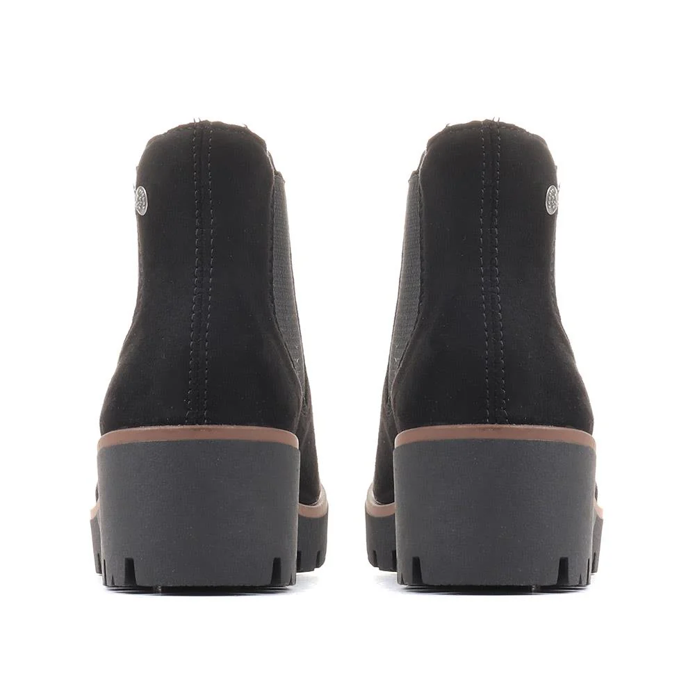 Chunky Chelsea Boots - RKR36547 / 323 006 - Black - Image 3