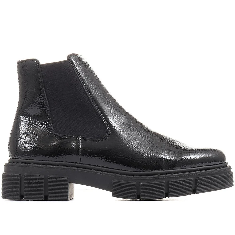 Chunky Chelsea Boots - RKR36551 / 323 009 - Black - Image 2