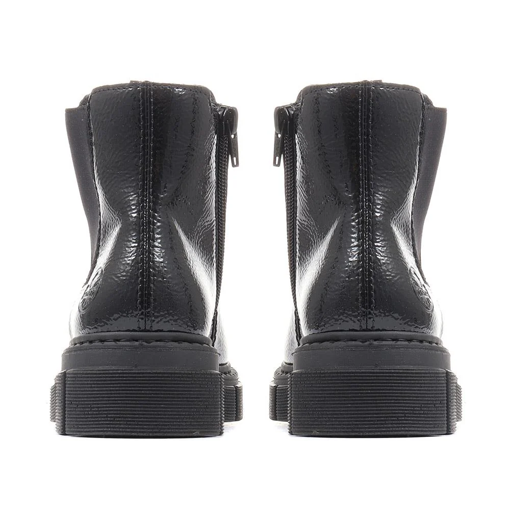 Chunky Chelsea Boots - RKR36551 / 323 009 - Black - Image 3