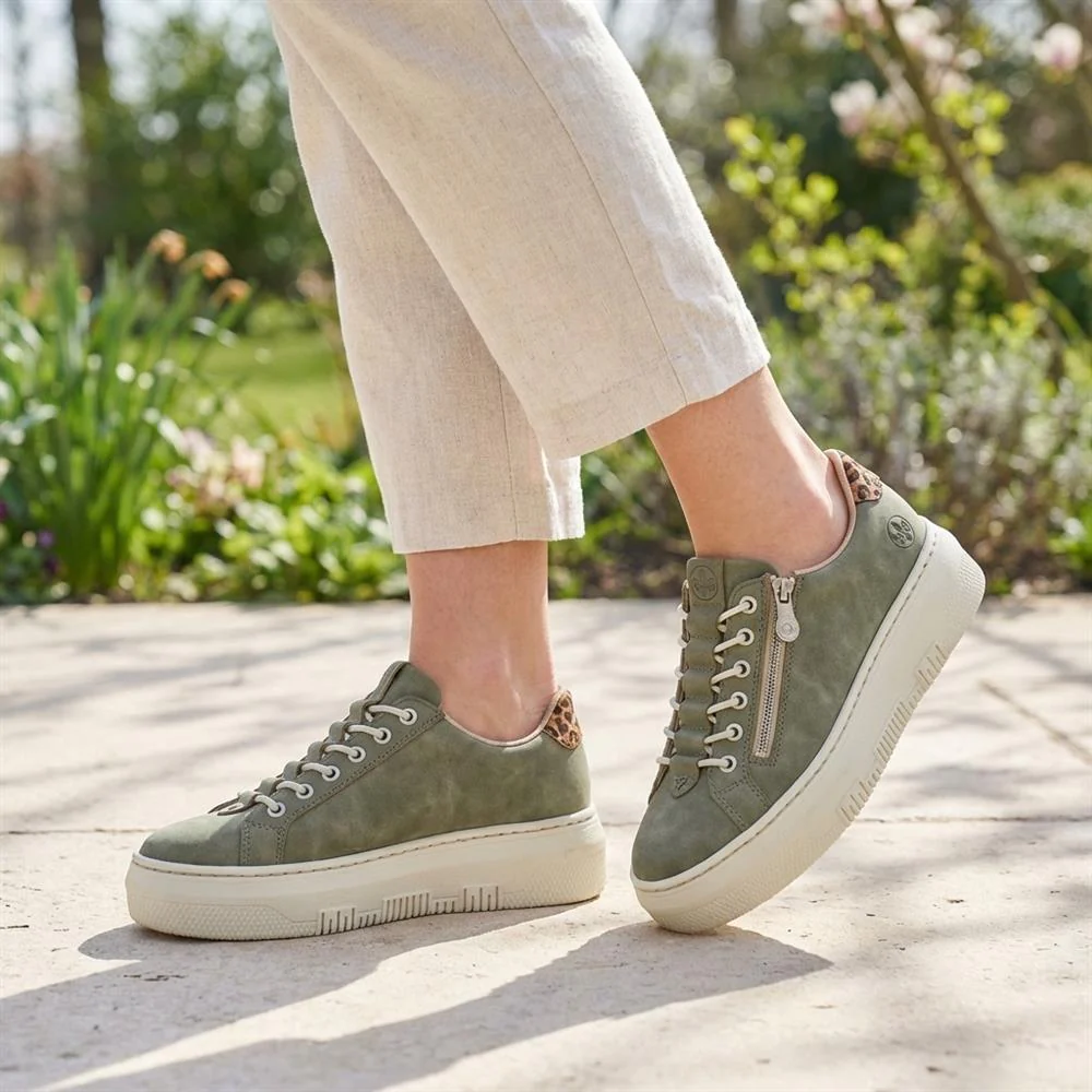Chunky Dual-Fastening Trainers - RKR41512 / 326 828 - Green - Image 2