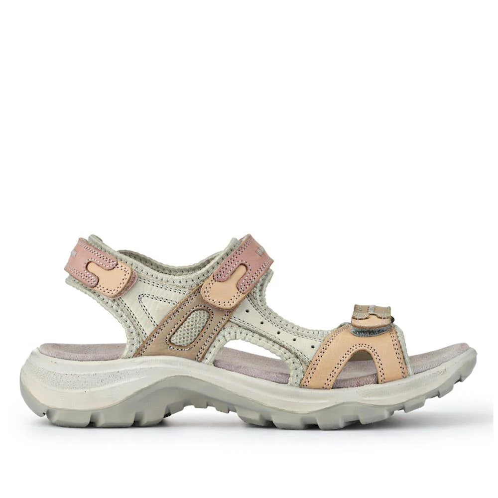 Chunky Dual Touch-Fasten Sandals - DDIN41001 / 327 252 - Beige Multi - Image 3