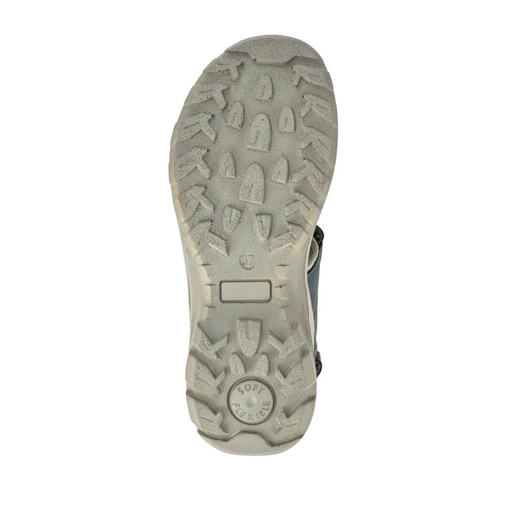 Chunky Dual Touch-Fasten Sandals - DDIN41001 / 327 252 - Light Blue - Image 6
