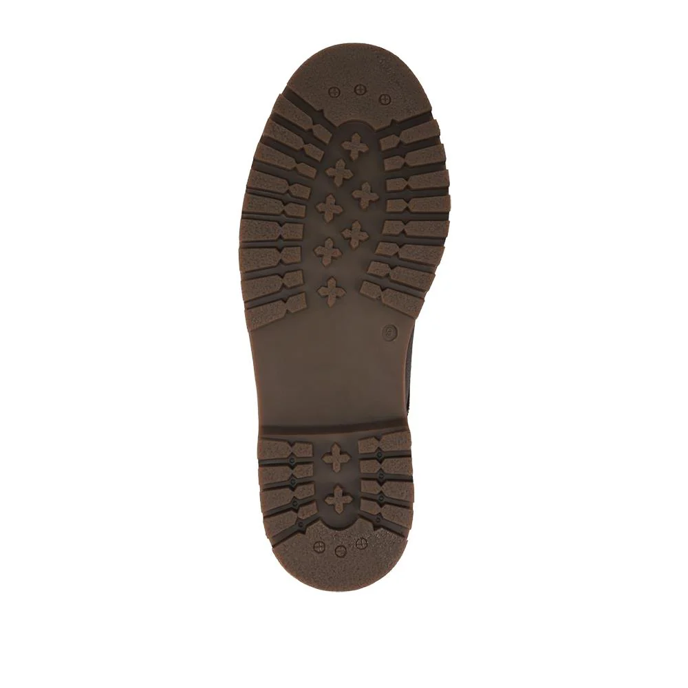 Chunky Leather Casual Lace Up Shoes - RNB42015 / 328 048 - Brown - Image 5