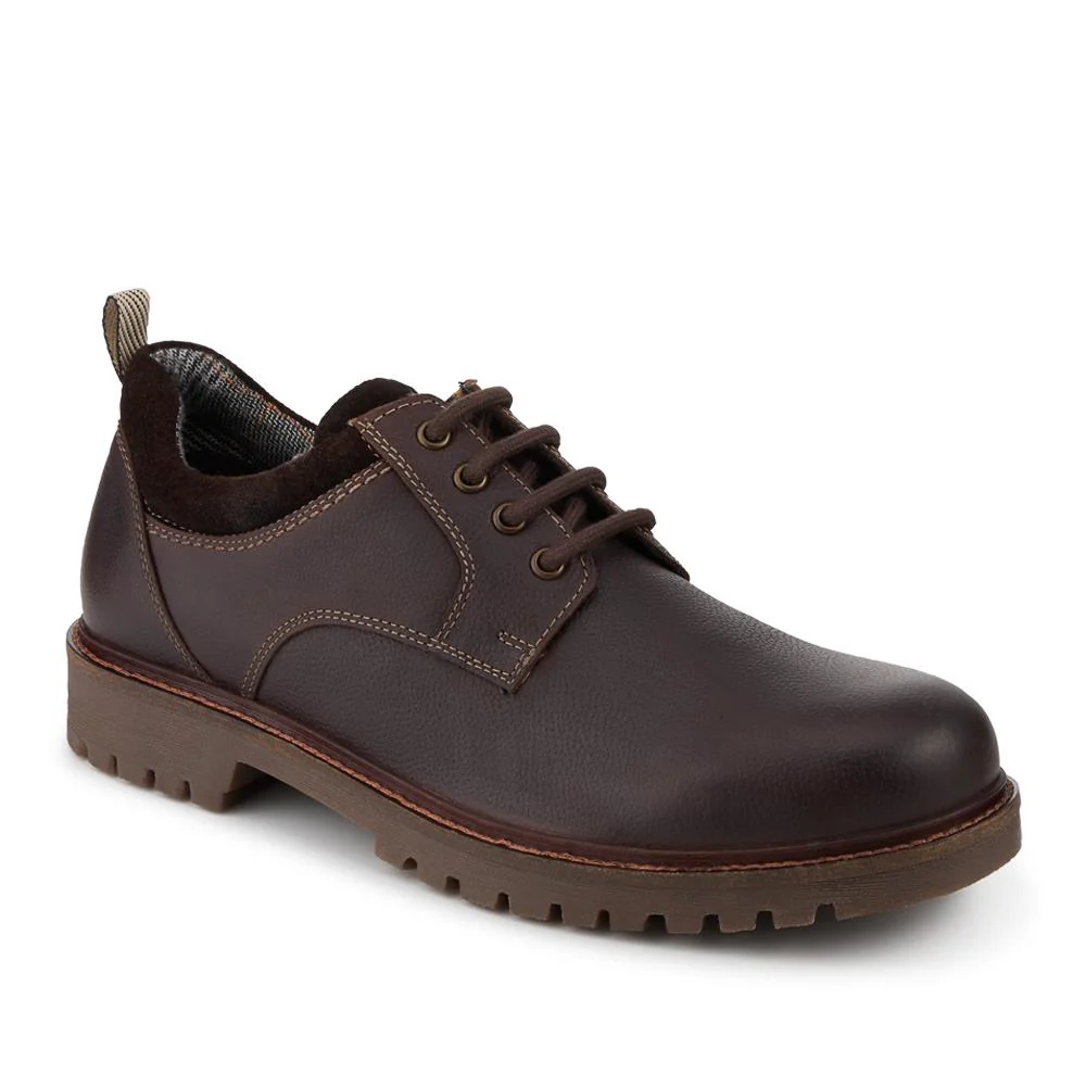 Chunky Leather Casual Lace Up Shoes - RNB42015 / 328 048