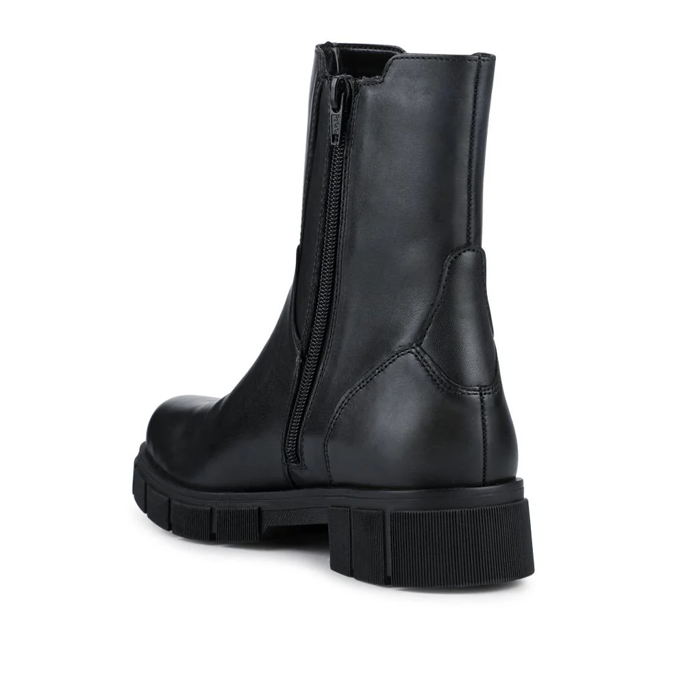 Chunky Leather Chelsea Boots - DRS42509 / 327 731 - Black Leopard - Image 3