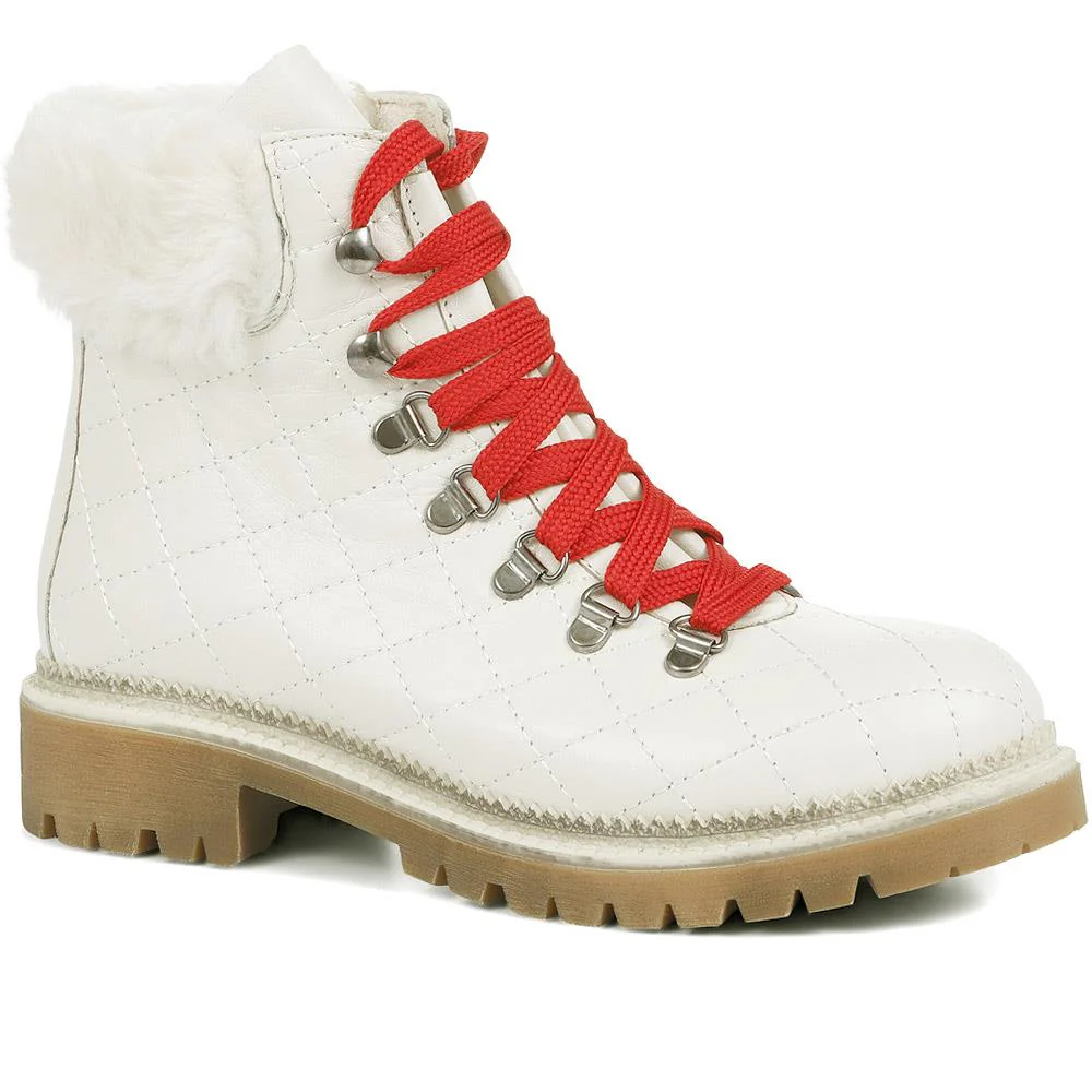 Chunky Leather Hiker Boots - BELAMETI34001 / 321 847 - Image 2