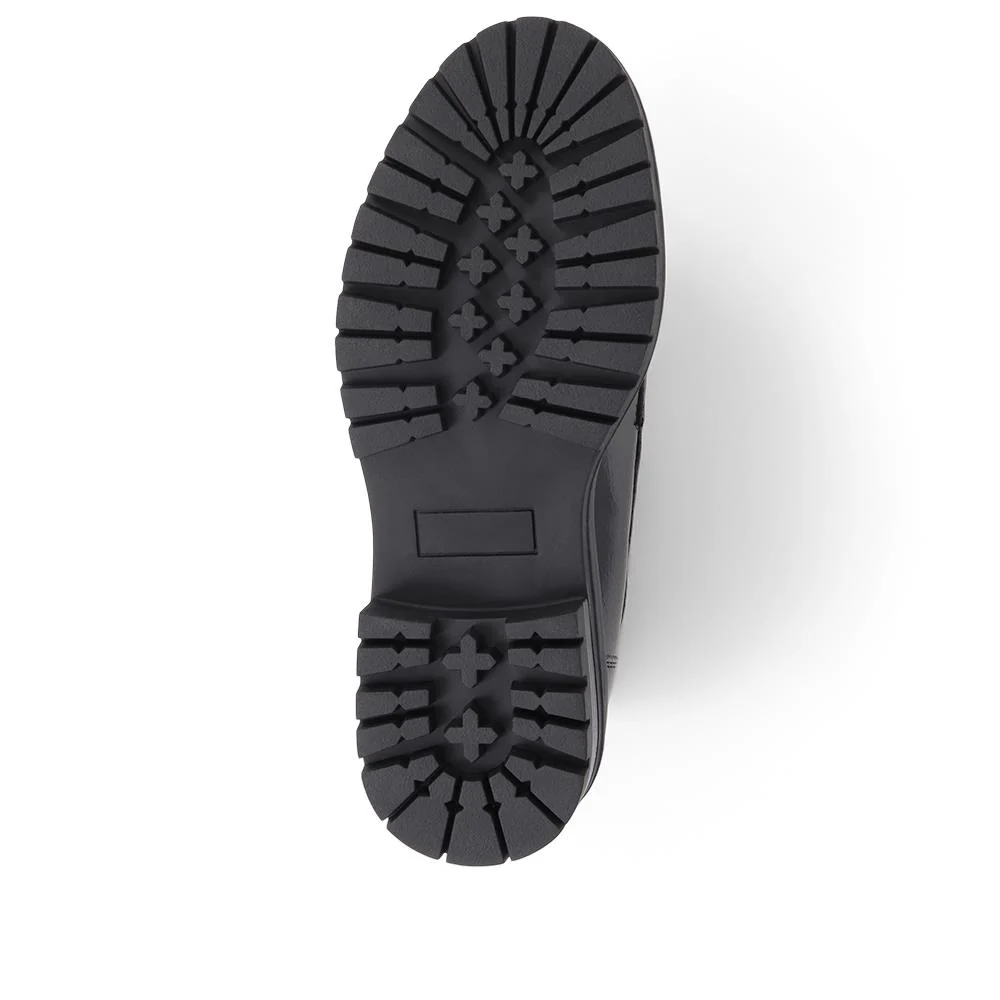 Chunky Loafers - WOIL39035 / 325 362 - Black Patent - Image 4