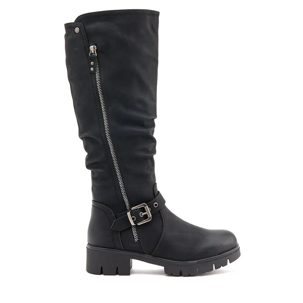 Chunky Long Boots - WOIL40029 / 326 109 - Black - Image 2