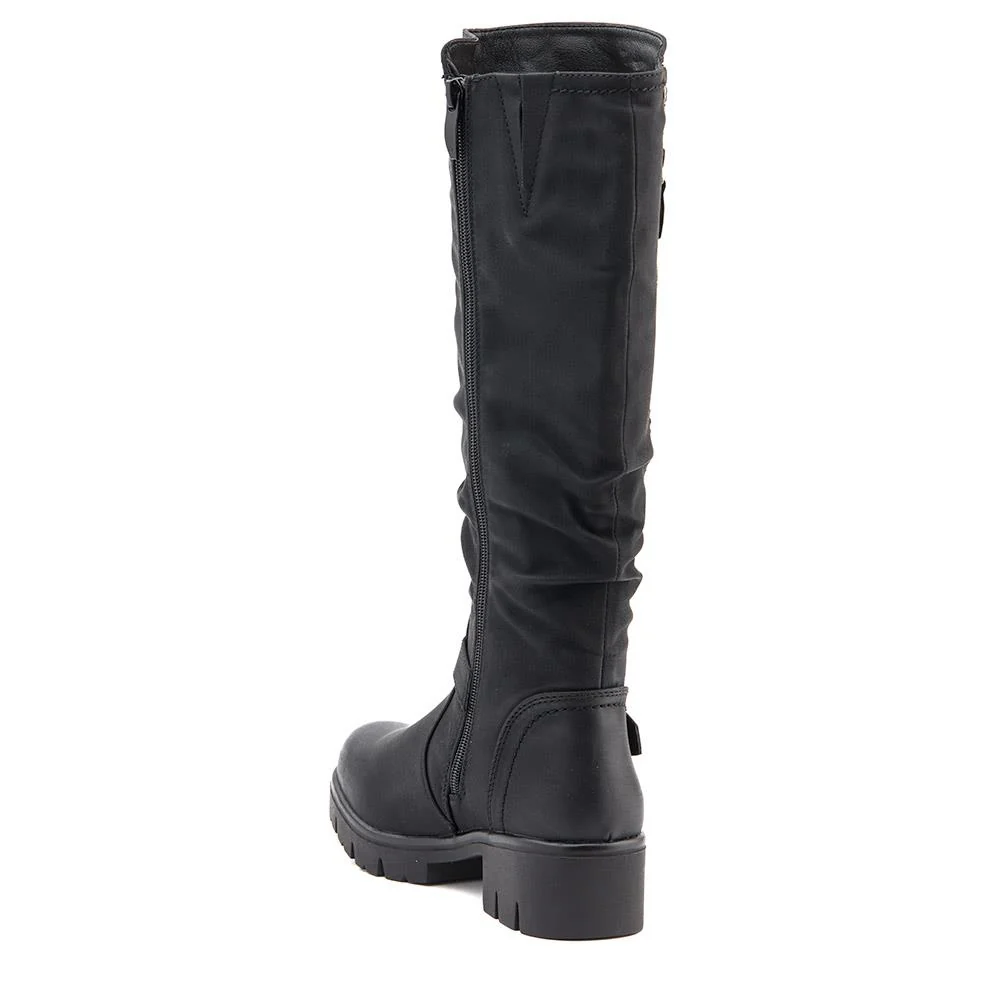 Chunky Long Boots - WOIL40029 / 326 109 - Black - Image 3