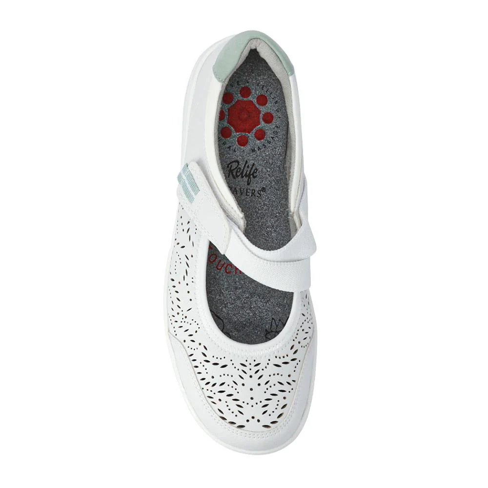 Chunky Mary Janes - RELIF41052 / 326 864 - Off White - Image 4