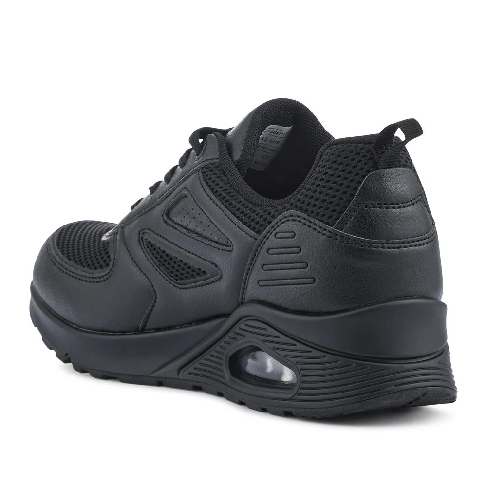 Chunky Memory Foam Trainers - BOJIE41017 / 327 053 - Black - Image 3