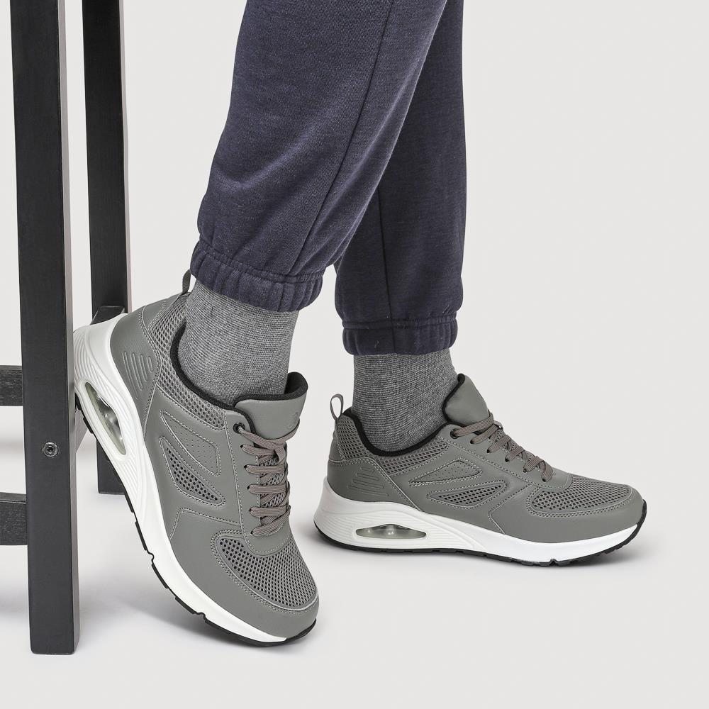 Chunky Memory Foam Trainers - BOJIE41017 / 327 053 - Grey - Image 5