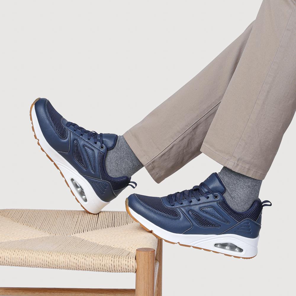 Chunky Memory Foam Trainers - BOJIE41017 / 327 053 - Navy - Image 5