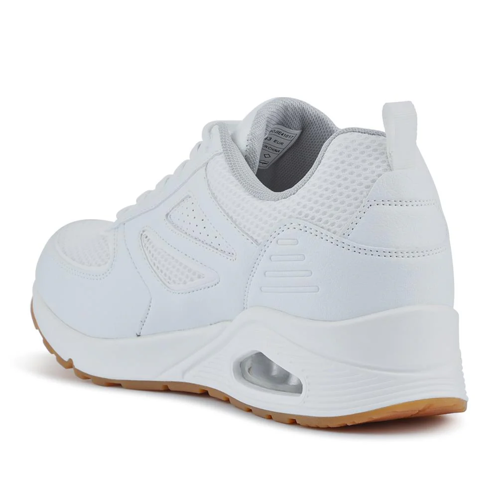 Chunky Memory Foam Trainers - BOJIE41017 / 327 053 - White - Image 3