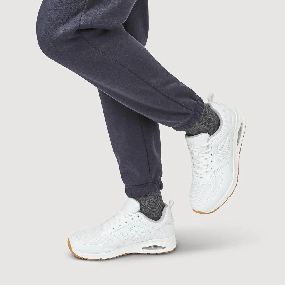 Chunky Memory Foam Trainers - BOJIE41017 / 327 053 - White - Image 5