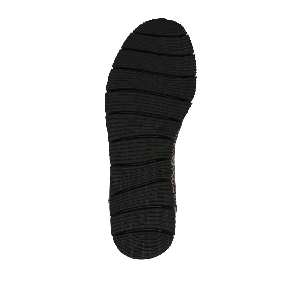 Chunky Platform Cushioned Slip On Shoes  - WBINS42035 / 327 791 - Black-Pewter - Image 5