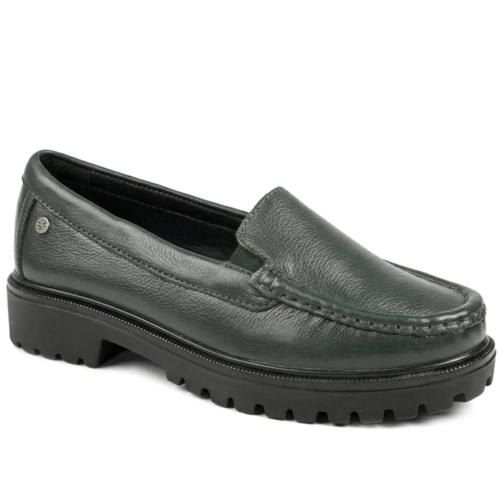 Chunky Slip-On Shoes - VAN40506 / 326 728 - Green