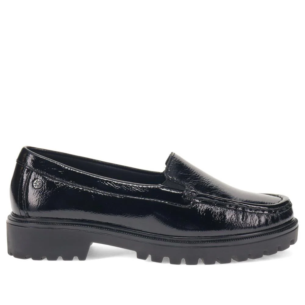 Chunky Slip-On Shoes - VAN40506 / 326 728 - Black Patent - Image 2