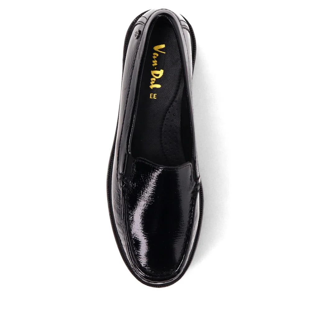 Chunky Slip-On Shoes - VAN40506 / 326 728 - Black Patent - Image 4