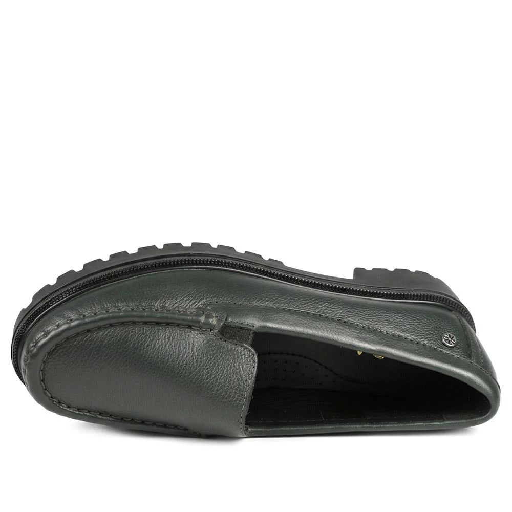 Chunky Slip-On Shoes - VAN40506 / 326 728 - Green - Image 4