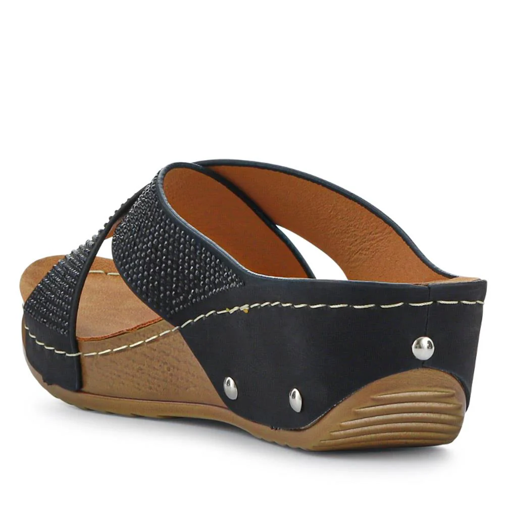 Chunky Sole Mules - BAIZH41015 / 327 099 - Black - Image 3