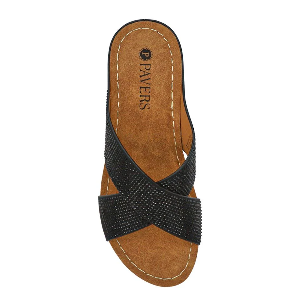 Chunky Sole Mules - BAIZH41015 / 327 099 - Black - Image 4
