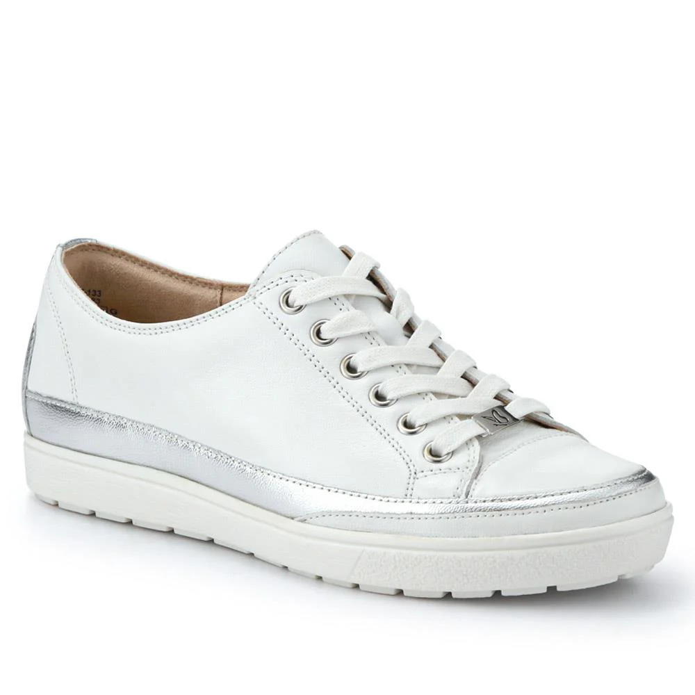 Chunky-Soled Leather Trainers - CAPRI41501 / 327 056 - Image 3