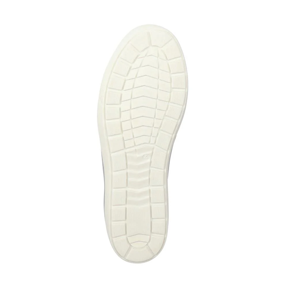 Chunky-Soled Leather Trainers - CAPRI41501 / 327 056 - Silver - Image 6