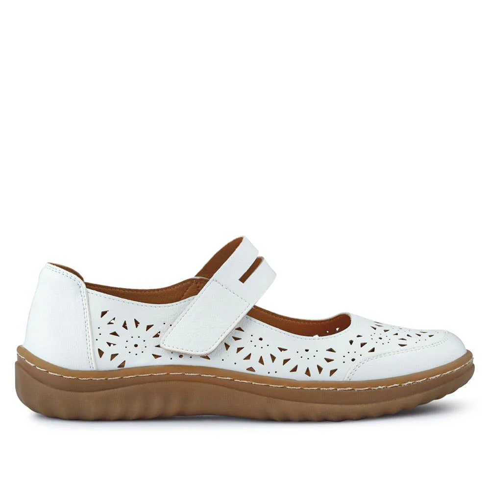 Chunky-Soled Mary Janes - WOIL41027 / 326 932 - White - Image 2