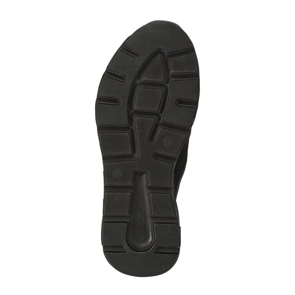 Chunky-Soled Slip-On Trainers - RKR41514 / 326 830 - Black - Image 5