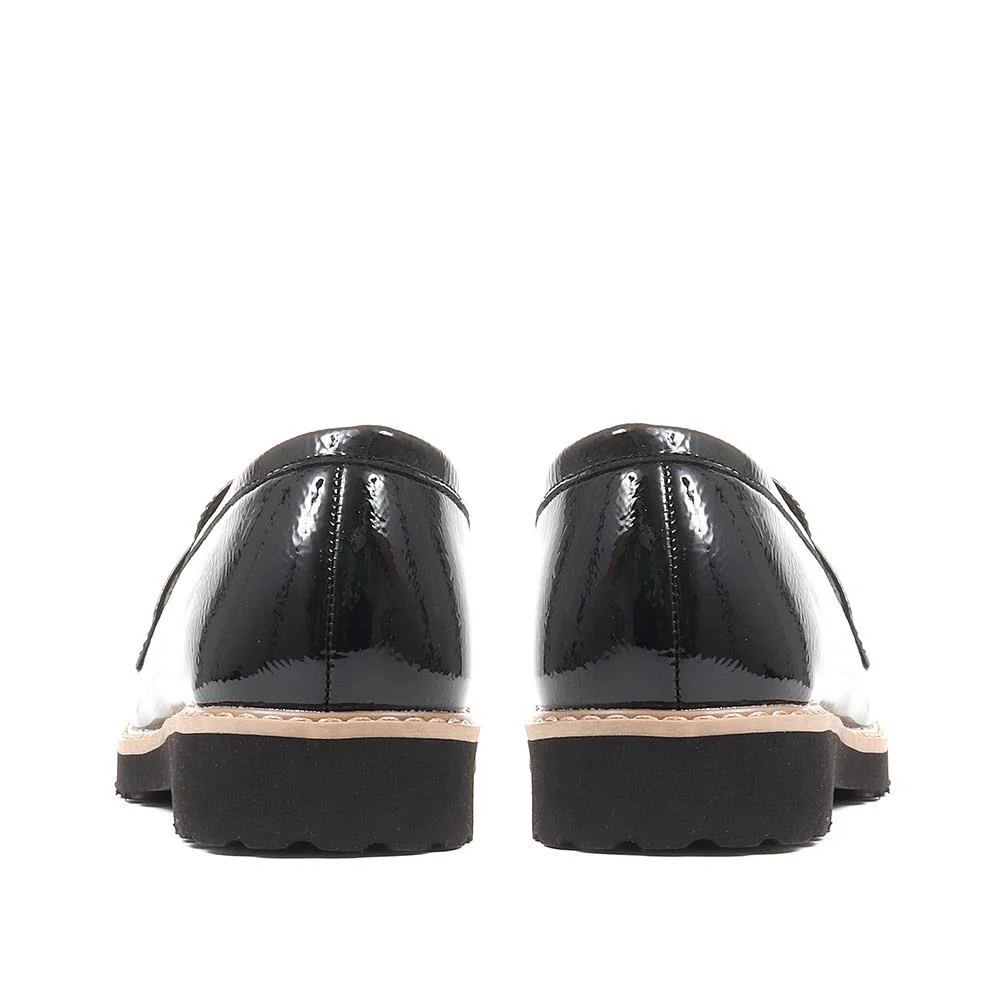 Chunky Tassel Loafers - WBINS32047 / 318 931 - Black - Image 3