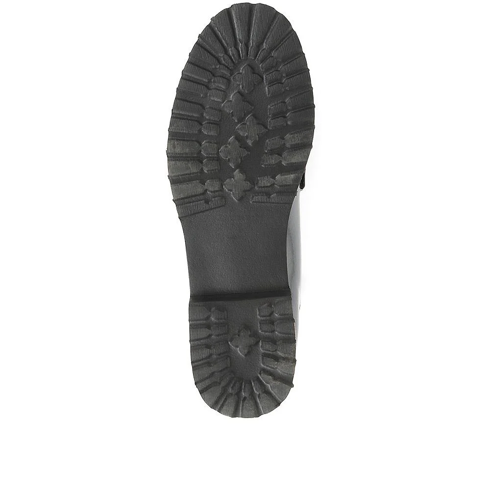 Chunky Tassel Loafers - WBINS32047 / 318 931 - Navy Patent - Image 5