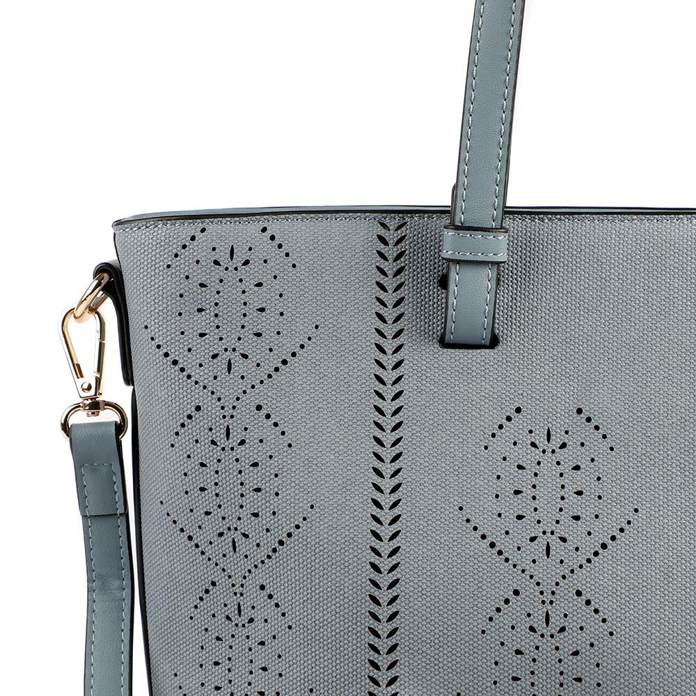 Classic Detail Tote Bag - BELHETIA43000 / 329 233 - Denim - Image 6