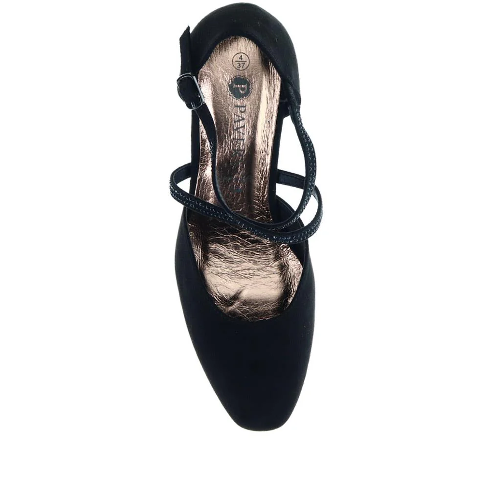 Closed-Toe Block Heels - PLAN40011 / 326 163 - Black - Image 4