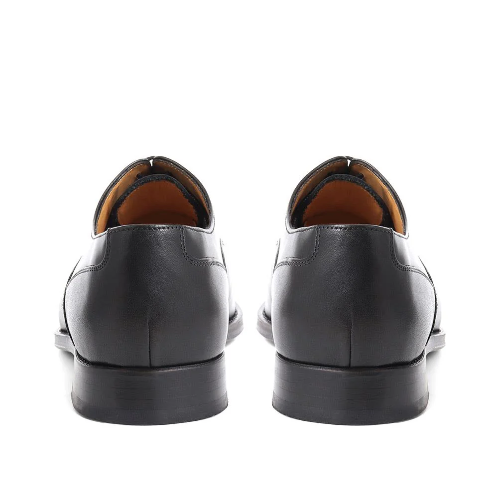 Cologne Leather Oxford Shoes - COLOGNE / 323 781 - Black - Image 3