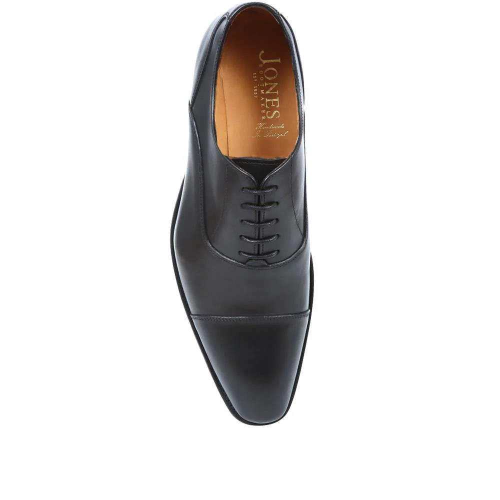 Cologne Leather Oxford Shoes - COLOGNE / 323 781 - Black - Image 4