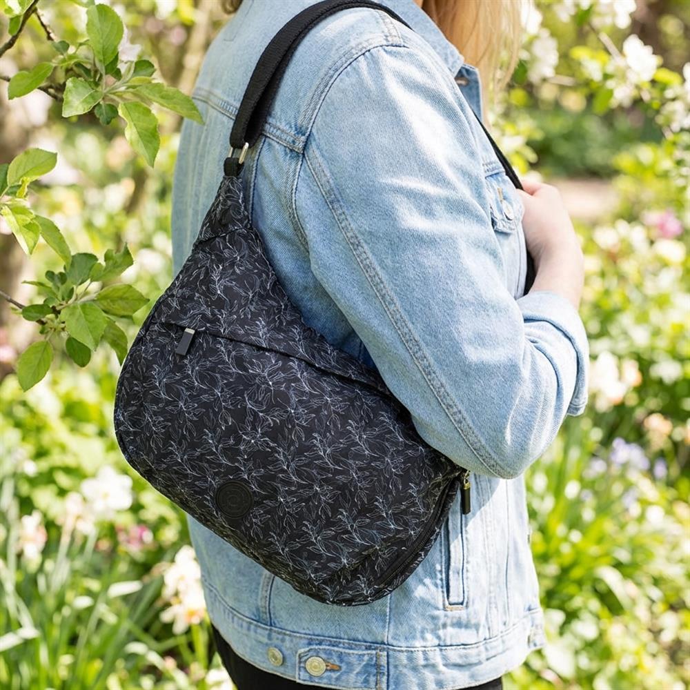 Comfort Cross Body Bag - SMIT43002 / 329 229 - Black Floral - Image 2
