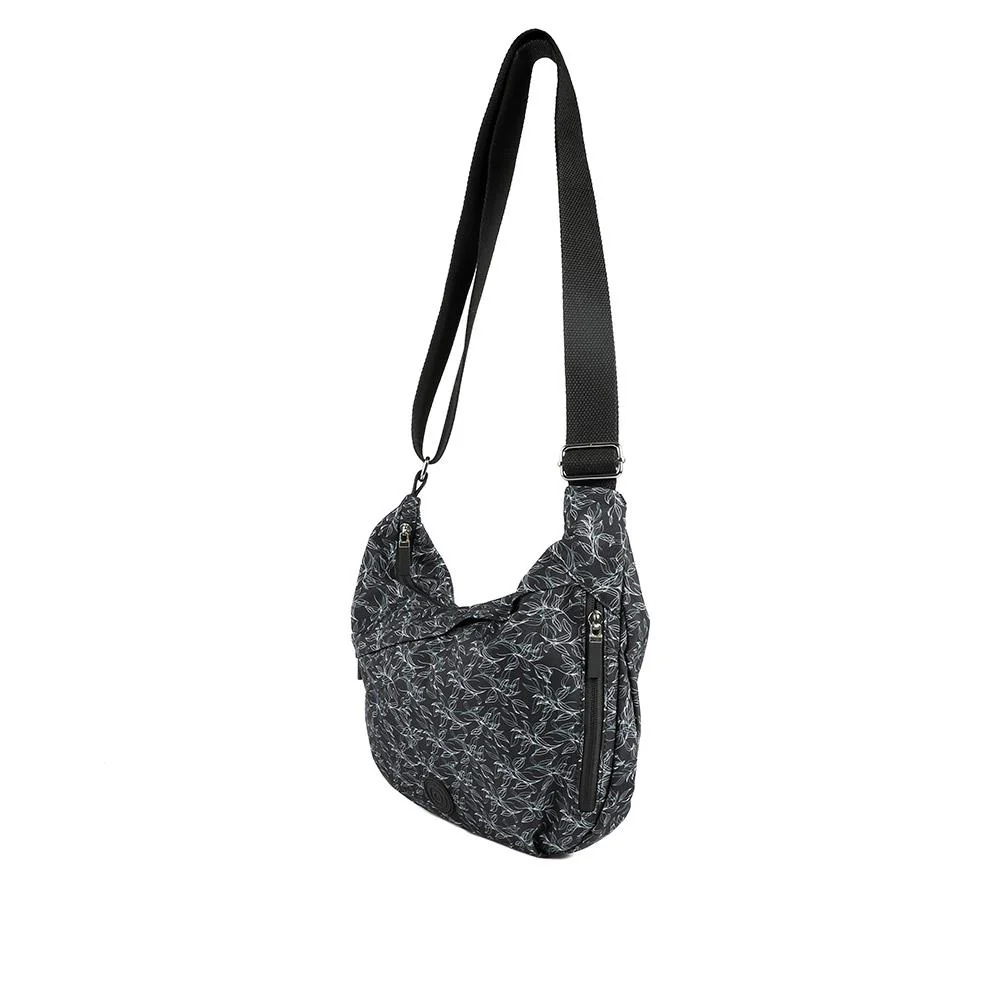 Comfort Cross Body Bag - SMIT43002 / 329 229 - Black Floral - Image 4