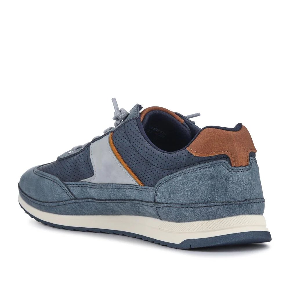 Comfort-Fitting Laced Trainers - BUG41516 / 327 369 - Blue Multi - Image 3