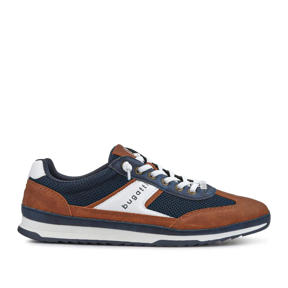 Comfort-Fitting Laced Trainers - BUG41516 / 327 369 - Navy - Image 2