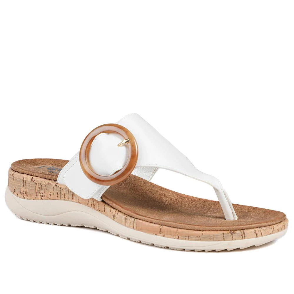 Comfort Toe Post Sandals  - BAIZH43054 / 329 377 - Image 2