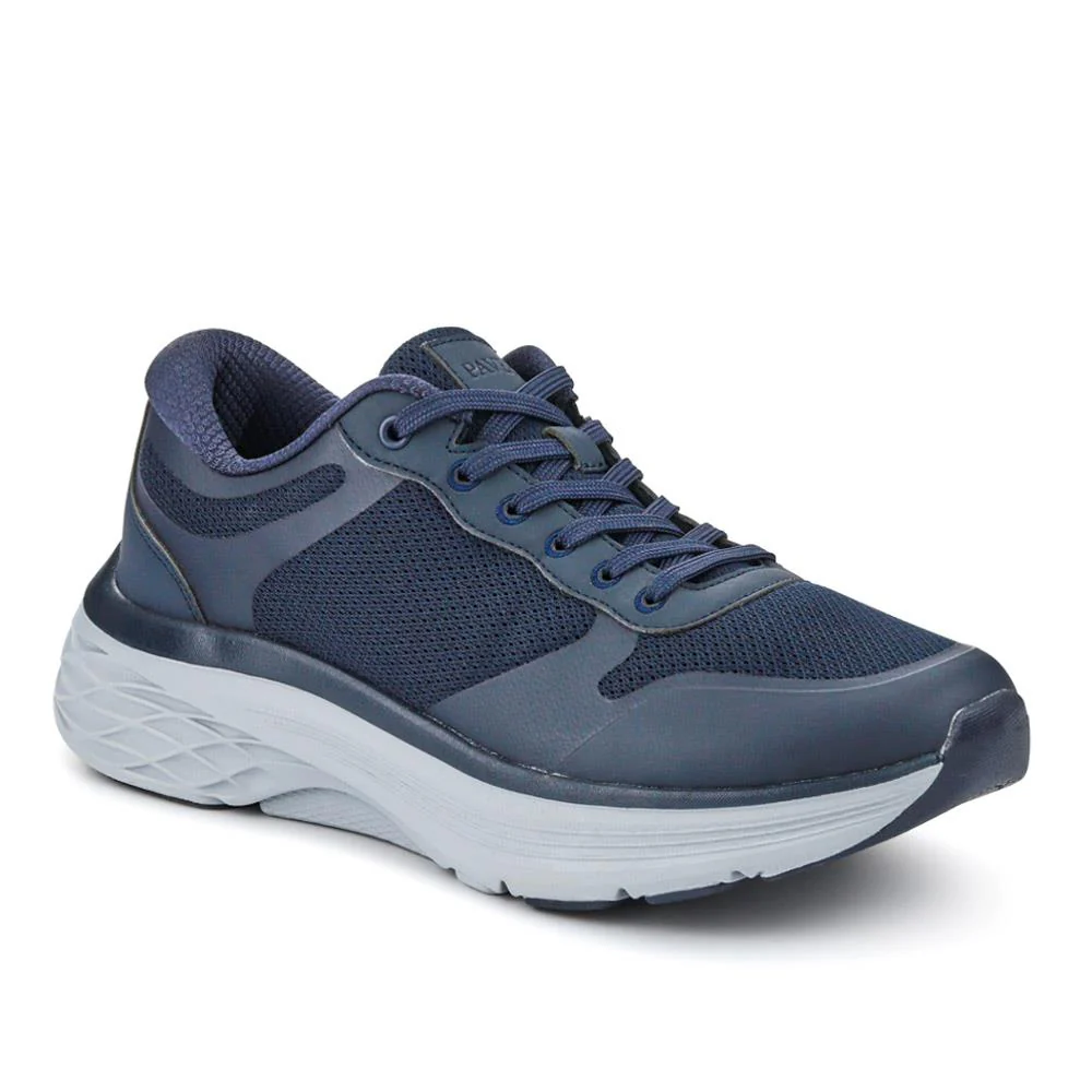 Comfortable Lace-Up Trainers - BRK41006 / 326 694 - Navy