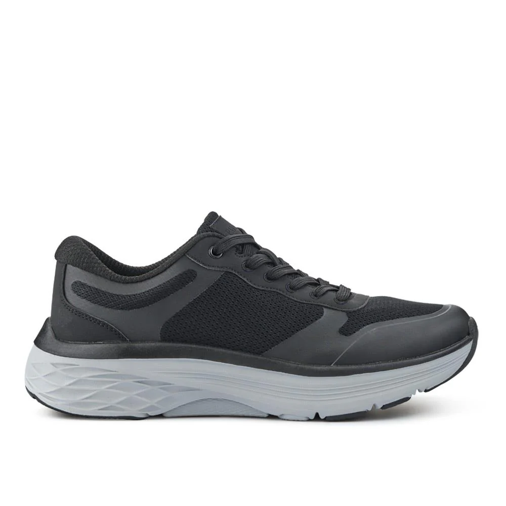 Comfortable Lace-Up Trainers - BRK41006 / 326 694 - Black - Image 2