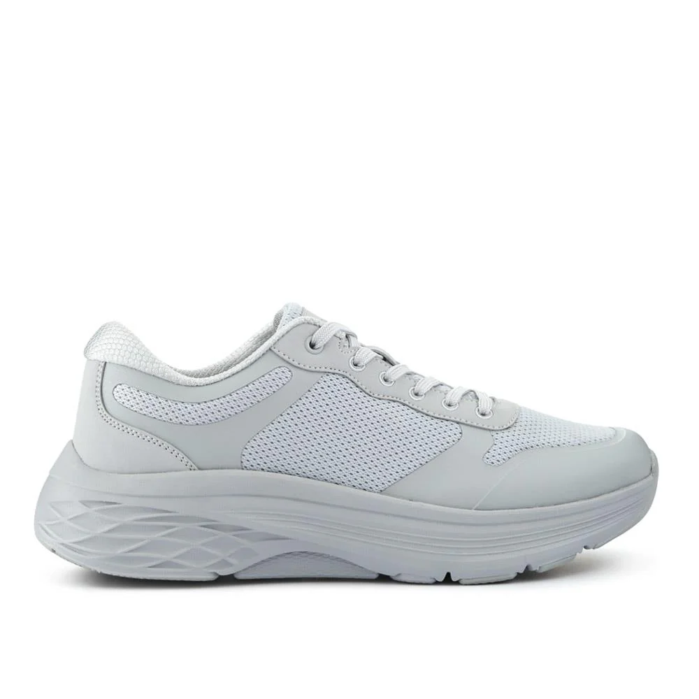 Comfortable Lace-Up Trainers - BRK41006 / 326 694 - Grey - Image 2
