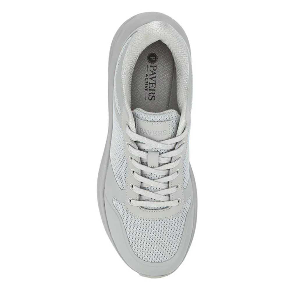 Comfortable Lace-Up Trainers - BRK41006 / 326 694 - Grey - Image 4