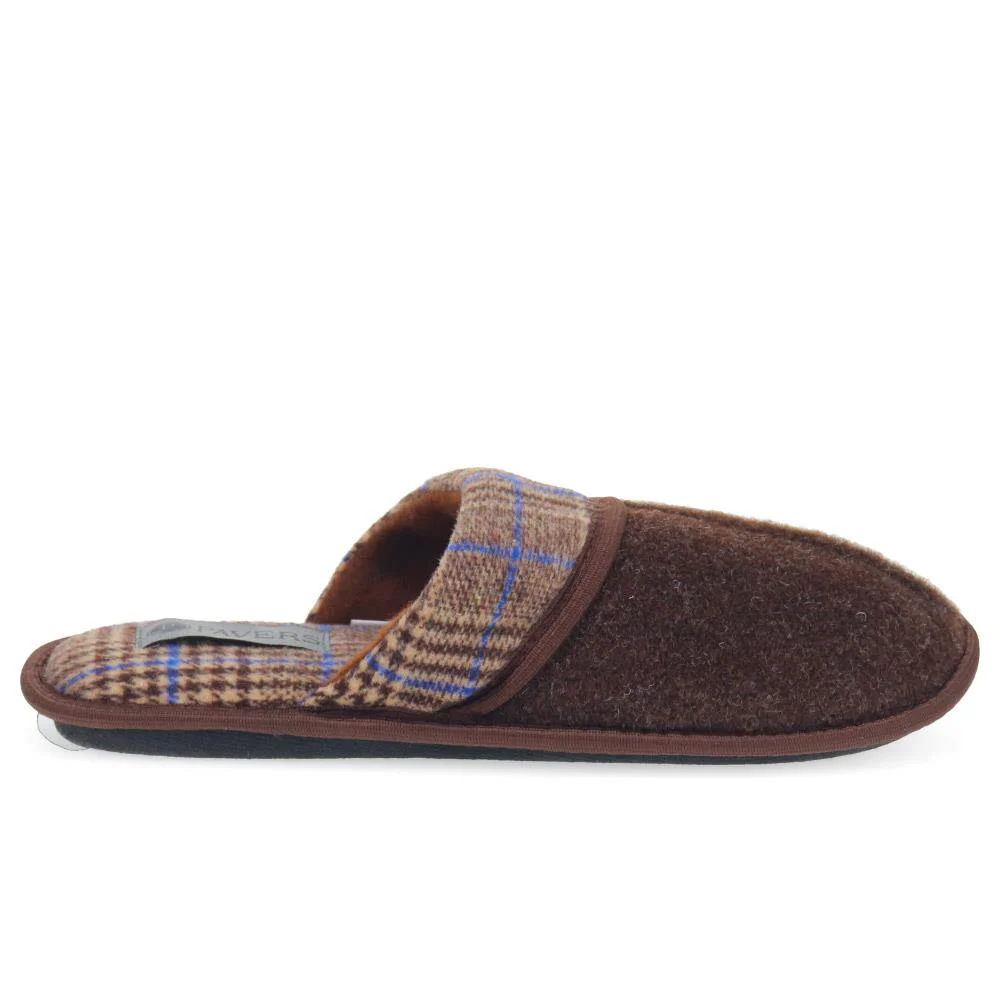 Comfortable Mule Slippers - QINGD40001 / 326 260 - Brown - Image 2