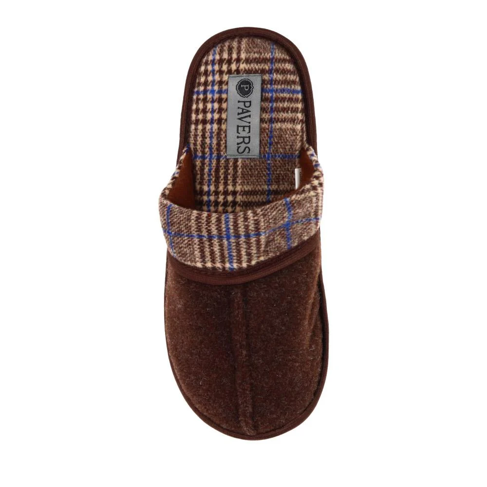 Comfortable Mule Slippers - QINGD40001 / 326 260 - Brown - Image 5