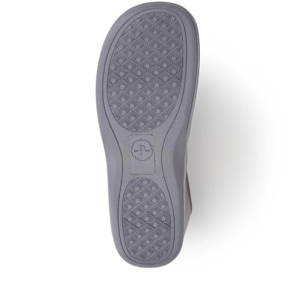 Comfy Antibacterial Slippers - QING34011 / 320 876 - Charcoal - Image 4